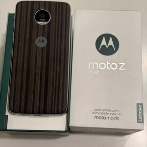 Motorola Moto Z Play - Black and Brown